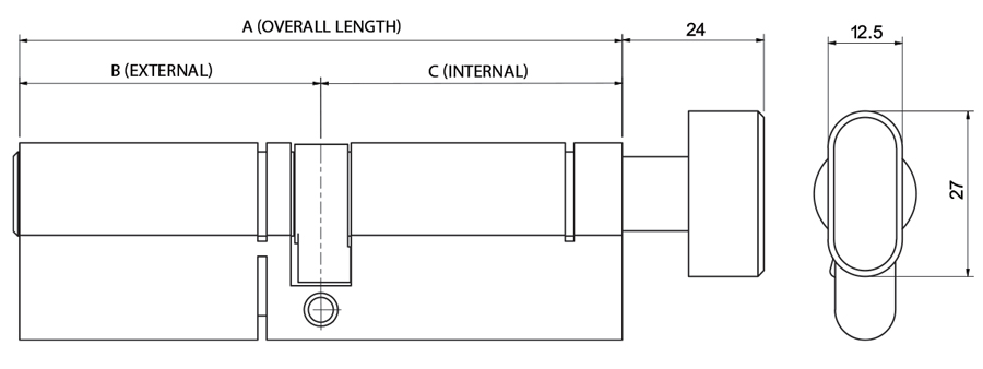 Titon Asterion II High Security Door Cylinder